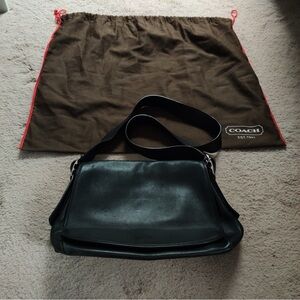 Coach Leather Legacy Flap Crossbody Bag 9332 Saddle Pocketbook Purse Shoulder